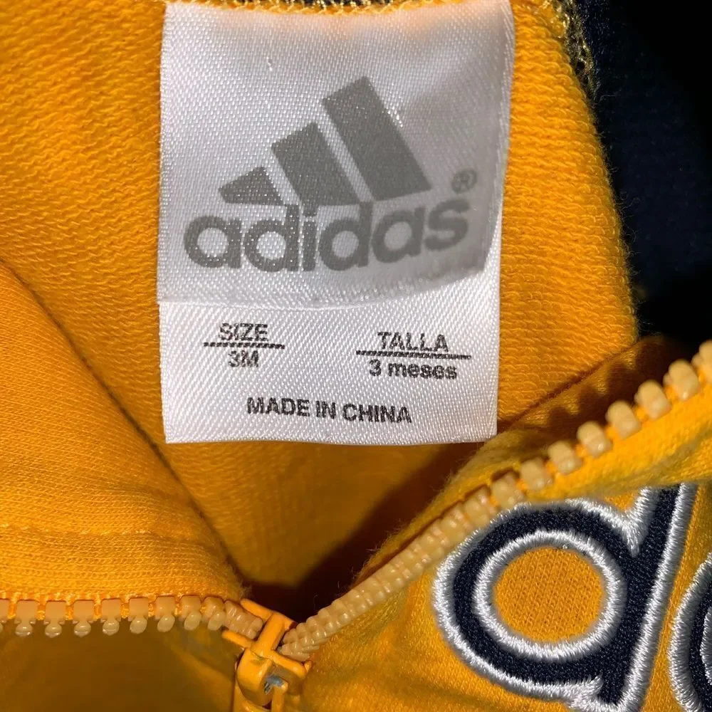 Boys Adidas hoodie size 3 months‎ - Picture 3 of 4